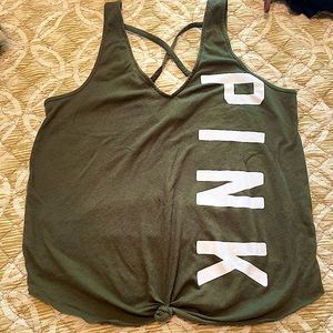 Victoria Secret front tie tank top